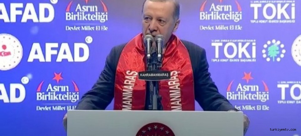 Erdoğan:Asrın felaketinin altından asrın dayanışmasıyla kalktık
